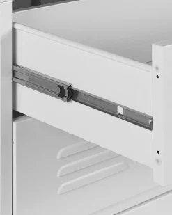 Cassettiera ENAGO Metallo Bianco