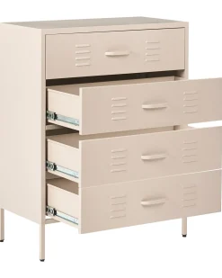 Cassettiera ENAGO Metallo Beige chiaro