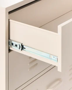 Cassettiera ENAGO Metallo Beige chiaro