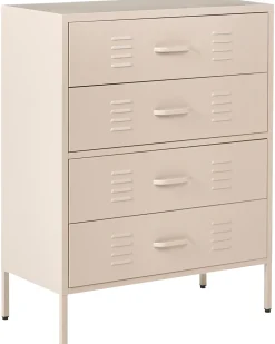 Cassettiera ENAGO Metallo Beige chiaro