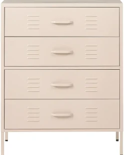 Cassettiera ENAGO Metallo Beige chiaro