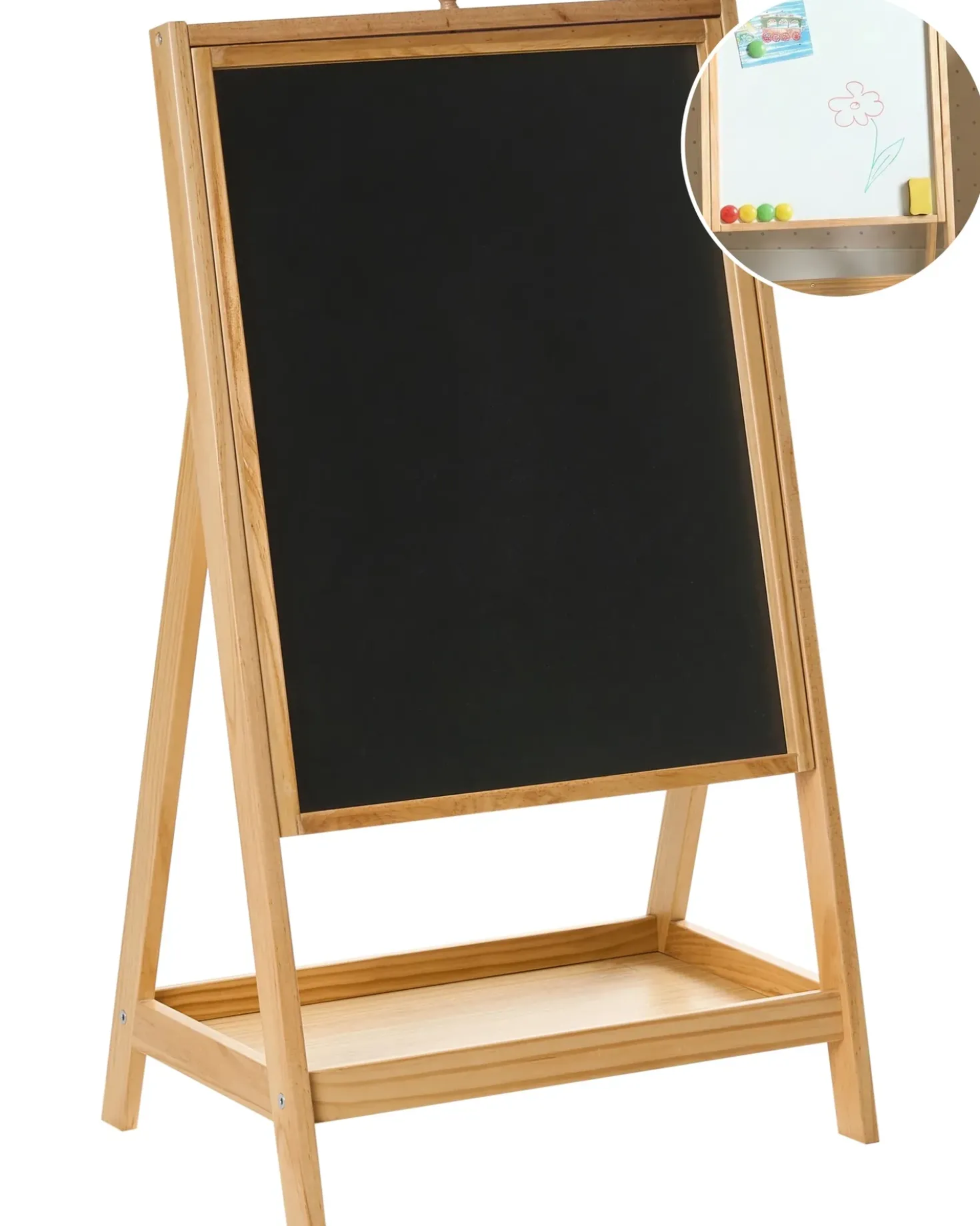 Cavalletto bifacciale YAMBA Marrone chiaro