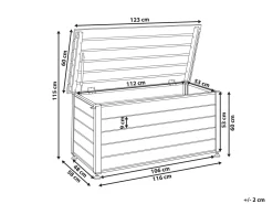 Cesta CAMPALTO 123 cm 60 cm Marrone scuro