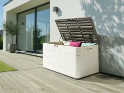 Cesta MILIES 116 cm 60 cm Bianco