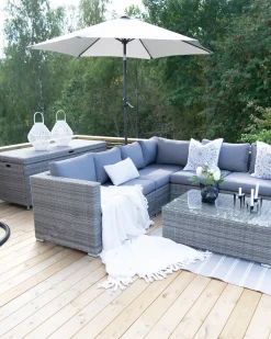 Cesta MODENA 158 cm 63 cm Grigio