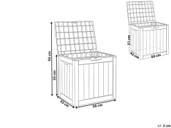 Cesta RECIFE 56 cm 43 cm Tortora