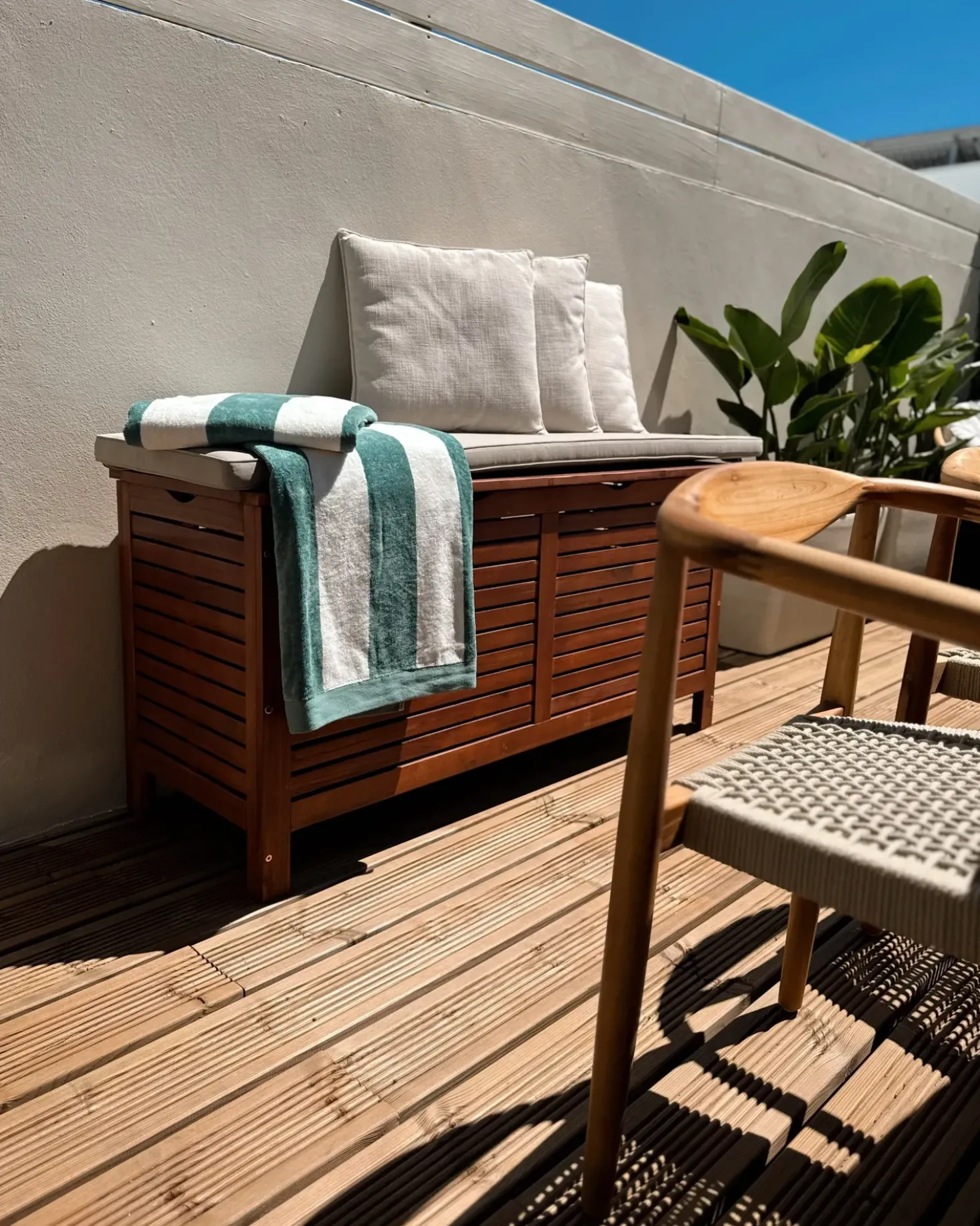 Cesta RIVIERA 130 cm 48 cm Marrone
