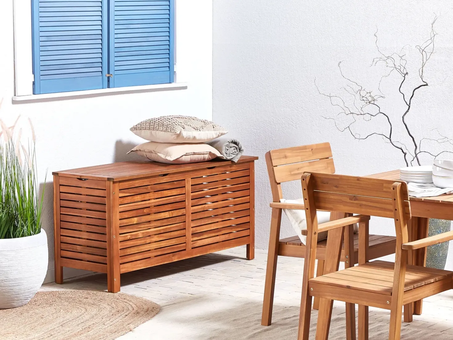 Cesta RIVIERA 130 cm 48 cm Marrone