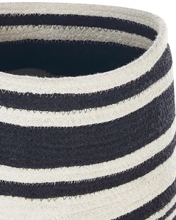 Cestino ARRAH Cotone Nero/Bianco