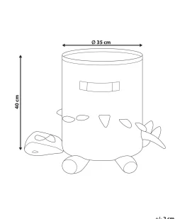 Cestino per bambini Dinosauro BAGNU Cotone Blu