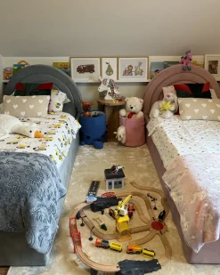Cestino per bambini Unicorno NARROTI Cotone Rosa