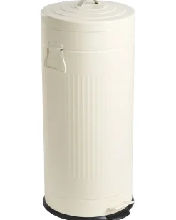 Cestino per i rifiuti 30 L ECOAURA Metallo Beige