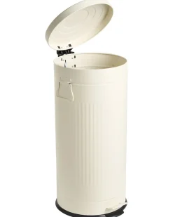 Cestino per i rifiuti 30 L ECOAURA Metallo Beige