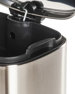 Cestino per i rifiuti 30 L ECOCOLLECT Metallo Argento