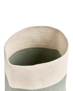 Cestino SILOPI Cotone Beige chiaro/Verde