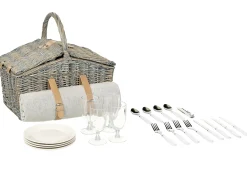 Cesto da Picnic CANELE Vimini Marrone