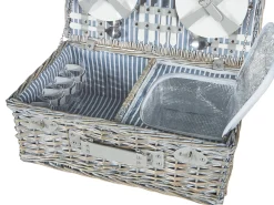 Cesto da Picnic FIGUE Vimini Grigio