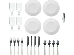 Cesto da Picnic FIGUE Vimini Grigio