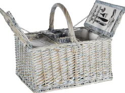 Cesto da Picnic GROSEILLE Vimini Grigio