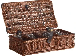 Cesto da Picnic PRUNEAU Vimini Marrone