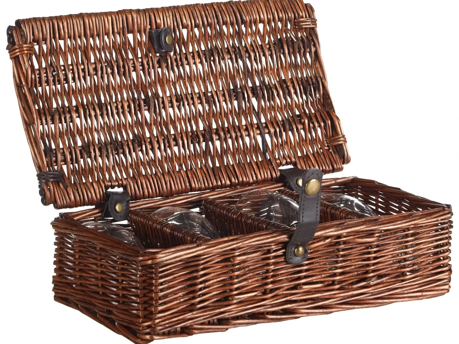 Cesto da Picnic PRUNEAU Vimini Marrone
