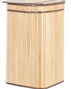 Cesto per la biancheria BADULLA Bambù Marrone chiaro 57 L