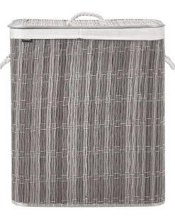 Cesto per la biancheria Con coperchio ARRAIAS Tessuto Grigio 100 L