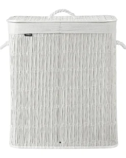 Cesto per la biancheria Con coperchio ARRAIAS Tessuto Bianco 100 L