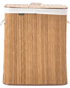 Cesto per la biancheria Con coperchio ARRAIAS Tessuto Marrone 100 L