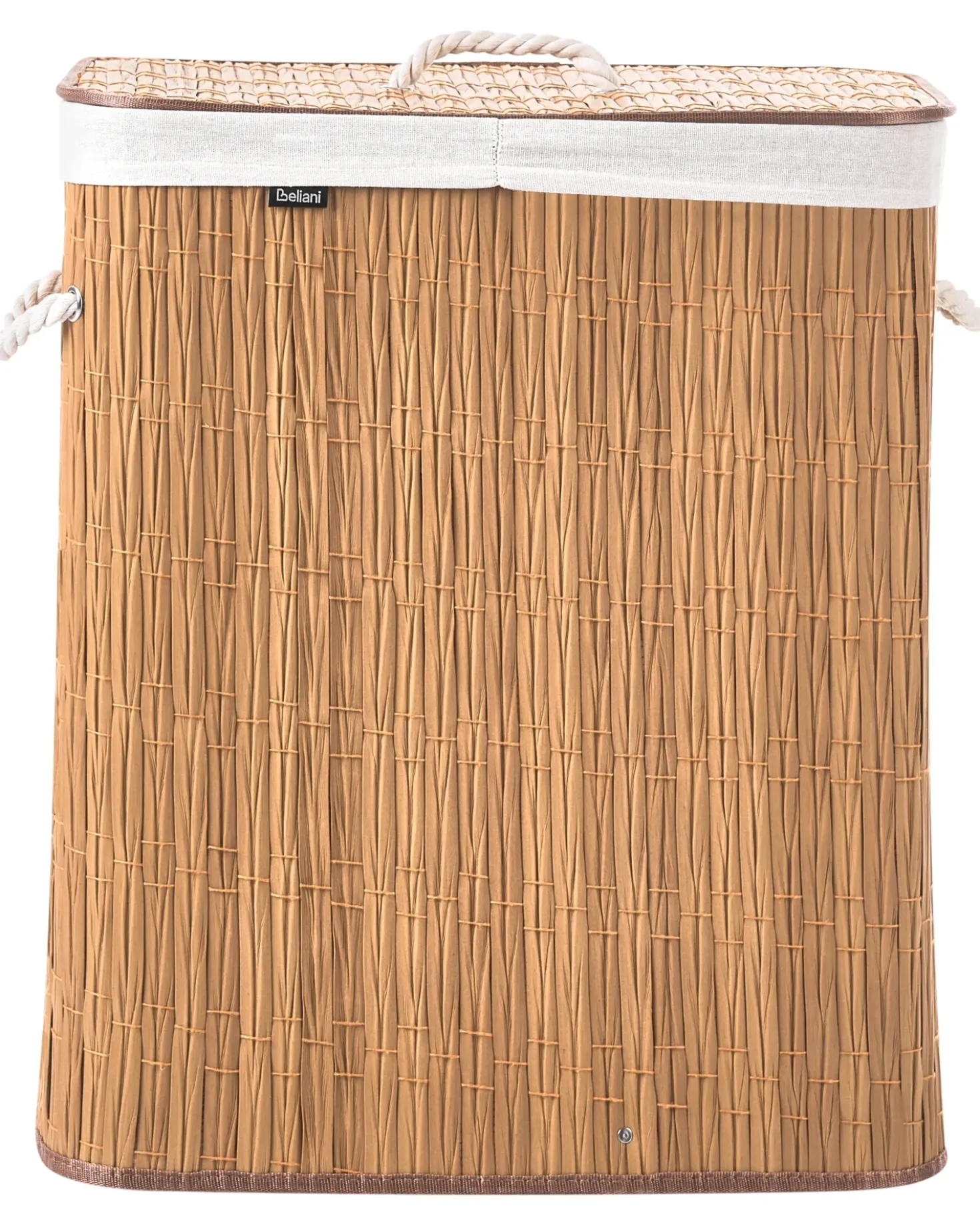 Cesto per la biancheria Con coperchio ARRAIAS Tessuto Marrone 100 L