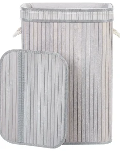 Cesto per la biancheria KALUTARA Bambù Grigio