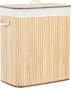 Cesto per la biancheria KANDY Bambù Marrone chiaro 100 L