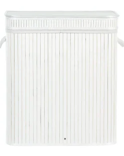 Cesto per la biancheria KALTHOTA Bambù Bianco 100 L