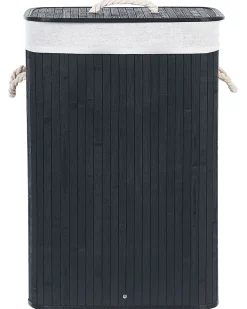 Cesto per la biancheria KOMARI Bambù Nero 72 L