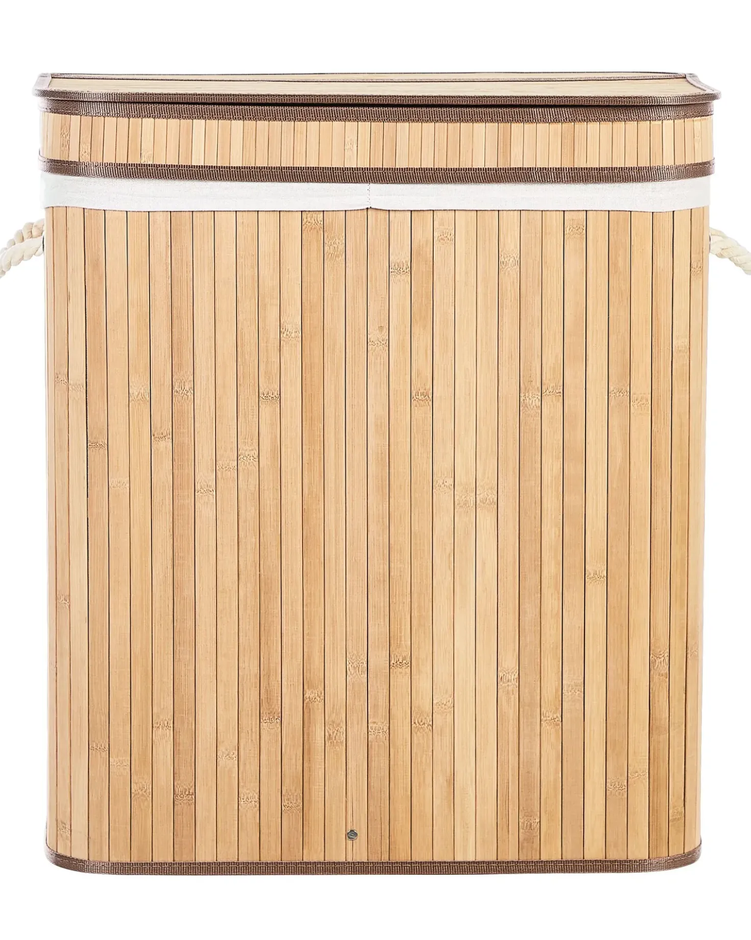 Cesto per la biancheria KALTHOTA Bambù Marrone chiaro 100 L