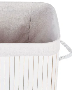 Cesto per la biancheria KOMARI Bambù Bianco 72 L