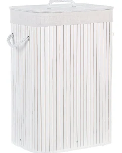 Cesto per la biancheria KOMARI Bambù Bianco 72 L