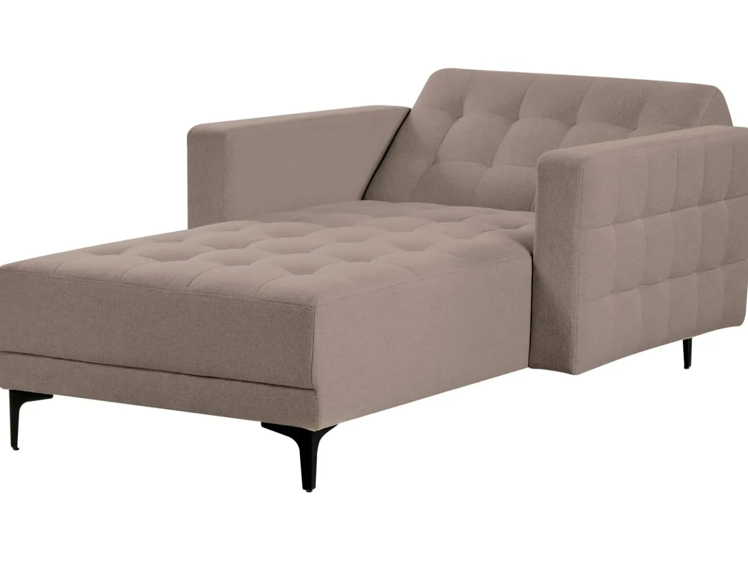 Chaise longue ABERDEEN Tessuto Tortora