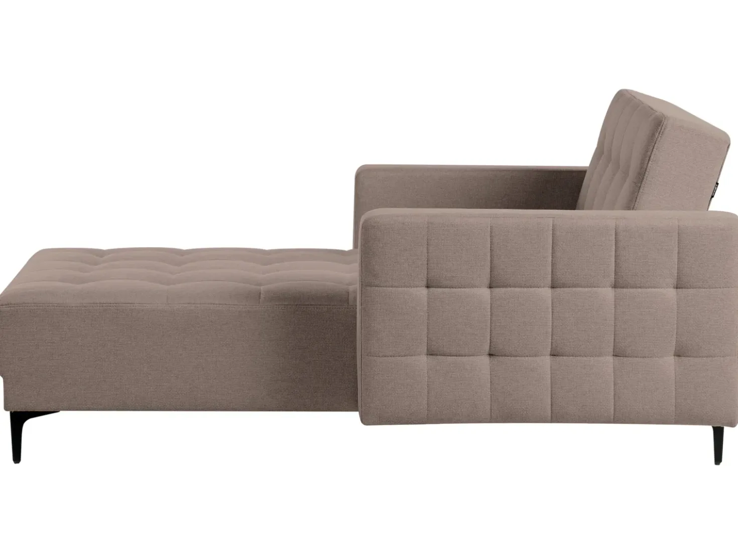 Chaise longue ABERDEEN Tessuto Tortora