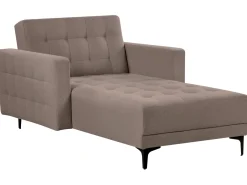 Chaise longue ABERDEEN Tessuto Tortora