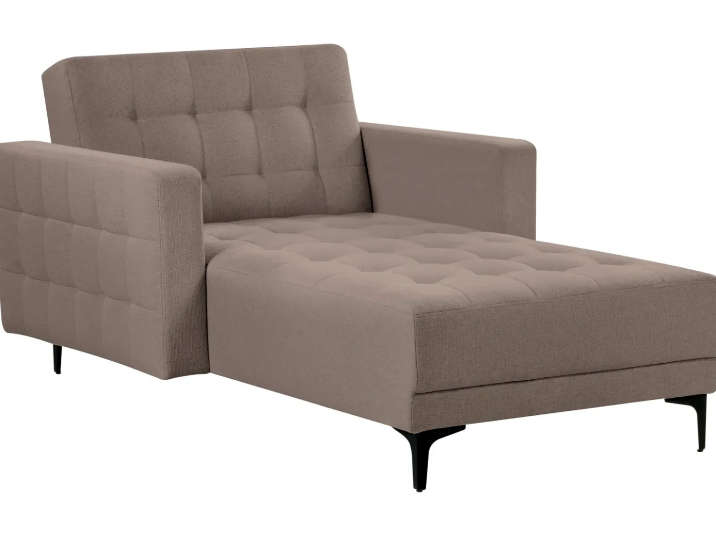 Chaise longue ABERDEEN Tessuto Tortora