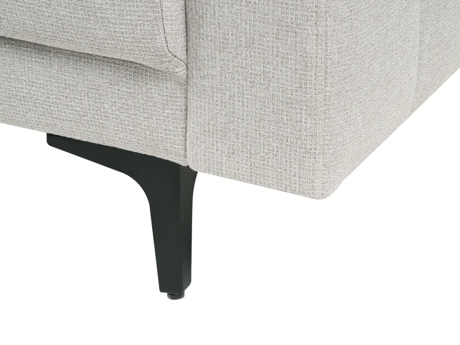 Chaise longue ABERDEEN Tessuto Grigio chiaro