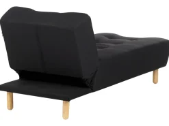 Chaise longue ALSTEN Tessuto Nero