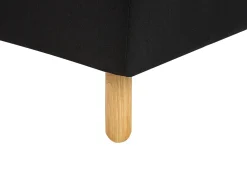 Chaise longue ALSTEN Tessuto Nero