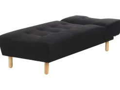 Chaise longue ALSTEN Tessuto Nero