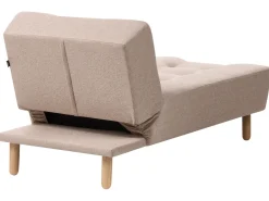 Chaise longue ALSTEN Tessuto Beige