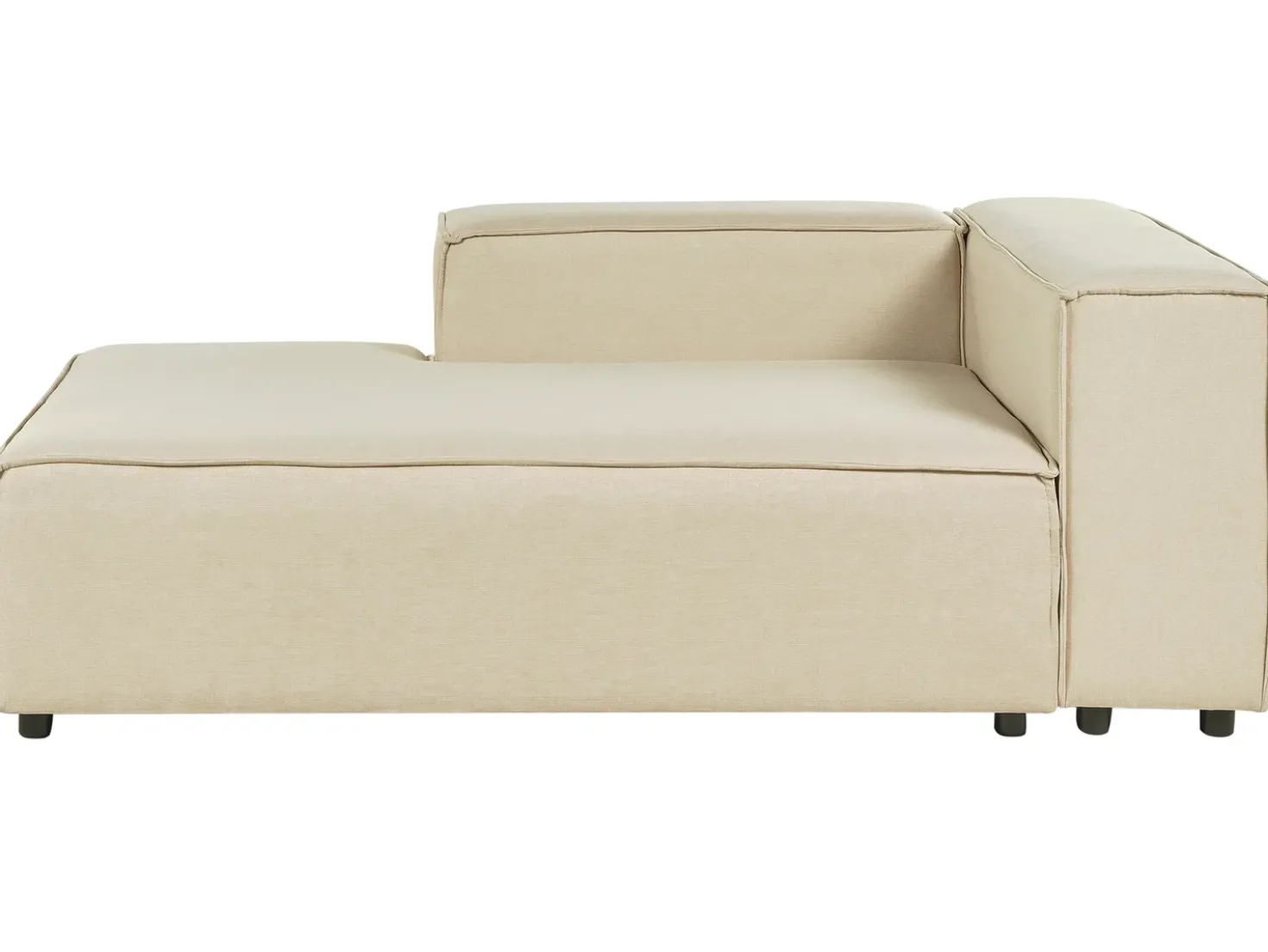 Chaise longue APRICA Lino sintetico Beige