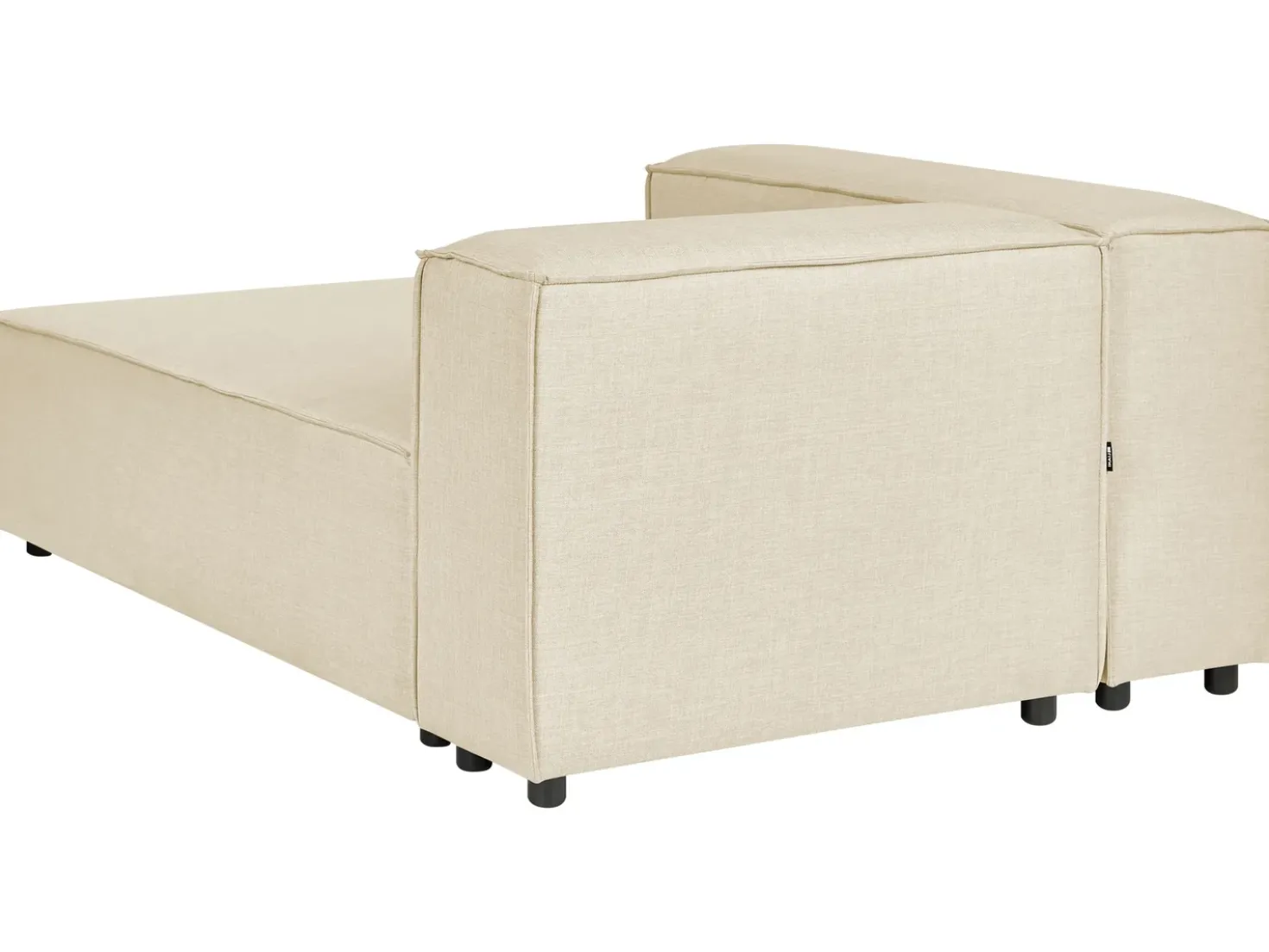 Chaise longue APRICA Lino sintetico Beige
