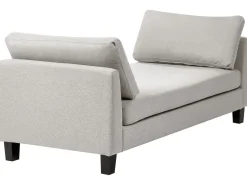 Chaise longue ARCHIANE Tessuto Grigio chiaro