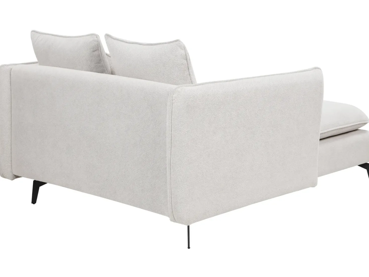 Chaise longue CHARMES Tessuto Beige chiaro